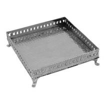 Bandeja Decorativa Quadrado Rico Detalhes Classicos Luxo Bandeja Decorativa Quadrado Rico Detalhes Classicos Luxo