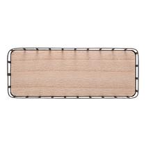 Bandeja Decorativa Retangular de Metal com Fundo em MDF Preto Fosco 30,5x11,5x4,5cm 2508 - Lyor Bandeja Decorativa Retangular de Metal com Fundo em MDF Preto Fosco 30,5x11,5x4,5cm 2508 - Lyor