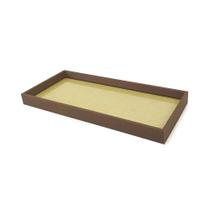 Bandeja Decorativa Retangular em MDF com Rattan 38x18cm Bandeja Decorativa Retangular em MDF com Rattan 38x18cm