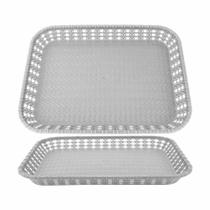 Bandeja Decorativa Retangular Plástica Grande Clink Bandeja Decorativa Retangular Plástica Grande Clink