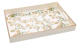 Bandeja Decorativa Siciliano 40cm X 30cm X 4cm Plástico Lyor Bandeja Decorativa Siciliano 40cm X 30cm X 4cm Plástico Lyor