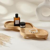 Bandeja decorativa Uiifan Wood Cloud Jewelry Organizer