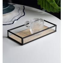 Bandeja Decorativa Wolff Toscana 20cm x 10cm x 3cm Black Bandeja Decorativa Wolff Toscana 20cm x 10cm x 3cm Black