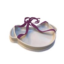 Bandeja Degustação Meia Lua Com Alça Na Cor Fúcsia Bandeja Degustação Meia Lua Com Alça Na Cor Fúcsia