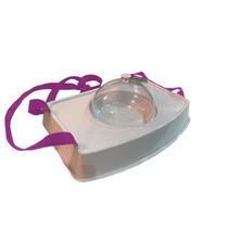 Bandeja Degustação Tampa - Modelo Cloche Alça Na Cor Fúcsia Bandeja Degustação Tampa - Modelo Cloche Alça Na Cor Fúcsia