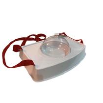 Bandeja Degustação Tampa Modelo Cloche Alça Na Cor Vermelha Bandeja Degustação Tampa Modelo Cloche Alça Na Cor Vermelha