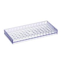 Bandeja Diamante em Plástico PS Cristal 25x12 Lapidada Transparente Arthi Bandeja Diamante em Plástico PS Cristal 25x12 Lapidada Transparente Arthi