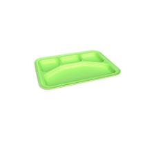 Bandeja Dividida Green Eats de Plástico Reciclado Livre de BPA