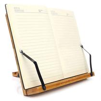 Bandeja do titular do livro ajustável e clipes de papel de página cookbook mesa de leitura portátil robusto livros leves livros livros do livro st Bookends