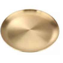 Bandeja Dourada Travessa De Servir Inox Luxo 45 Cm Frigopro