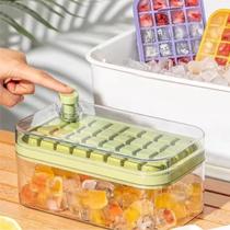 Bandeja Drink Vasilha Bar Geladeira Dupla Dispense Forma Cubos Gelo Tampa Armazena Pote Balde