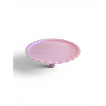 Bandeja e Tabuleiro Medio 28cm Rosa Claro Plástico Bandeja e Tabuleiro Medio 28cm Rosa Claro Plástico