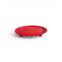 Bandeja e Tabuleiro Medio 28cm Vermelho Plástico Bandeja e Tabuleiro Medio 28cm Vermelho Plástico