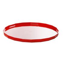 Bandeja Elegance Vemplast Aro 30 Tropical Vermelha