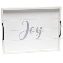 Bandeja Elegant Designs HG2000-WJY 39x30x6 cm White Joy