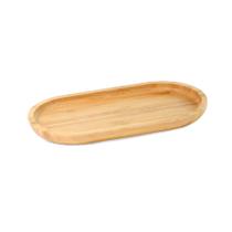 Bandeja Em Bambu Oval Travessa Gamela 24x12cm - Mimo Style