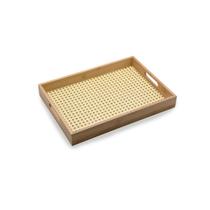 Bandeja Em Bambu Retangular Palinha 48cm - Oikos