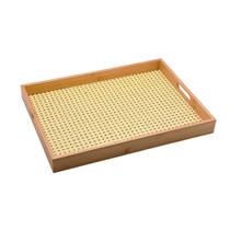 Bandeja Em Bambu Retangular Palinha 48Cm Oikos