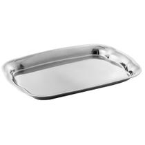 Bandeja Em Inox Retangular Agra 38 Cm Mimo Style Bandeja Em Inox Retangular Agra 38 Cm Mimo Style
