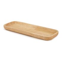 Bandeja em madeira curva 28cm