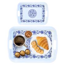 Bandeja em Melamina 34cm Com Alça Travessa Servir Decoração