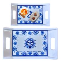 Bandeja em Melamina Com Alça 30cm Travessa para Sevir