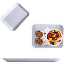 Bandeja em Melamina Retangular Servir Café Travessa 27x20cm