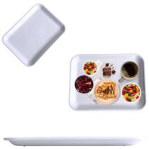 Bandeja em Melamina Retangular Servir Restaurantes 32x25cm