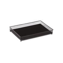 Bandeja em Metal com Vidro Média Preto Bandeja em Metal com Vidro Média Preto