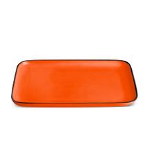Bandeja em Porcelana Egan Italy Cocoricó 21x13cm Laranja: Charme e Estilo Italiano