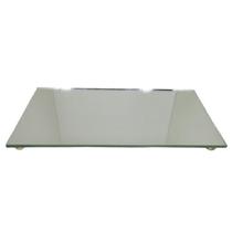 Bandeja Espelhada 24 Cm Em Vidro