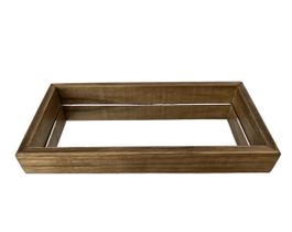 Bandeja Espelhada de Madeira Envernizada - Retangular para Lavabo / Bar / Sala Bandeja Espelhada de Madeira Envernizada - Retangular para Lavabo / Bar / Sala