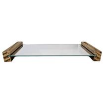 Bandeja Espelhada Decorativa - 22,5 Cm - Enfeite Sala Decoração Bandeja Espelhada Decorativa - 22,5 Cm - Enfeite Sala Decoração