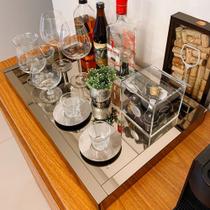 Bandeja Espelhada Decorativa Bronze Luxo Bar Sala 40x60 Cm Bandeja Espelhada Decorativa Bronze Luxo Bar Sala 40x60 Cm