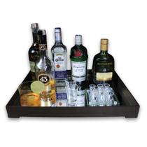 Bandeja Espelhada Mesa Bar Aparador Taças Cantinho Bebidas Decoração Cor Tabaco Grande 48x35cm Mdf Bandeja Espelhada Mesa Bar Aparador Taças Cantinho Bebidas Decoração Cor Tabaco Grande 48x35cm Mdf