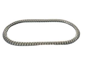 Bandeja Espelhada Pedraria Oval Prata 30X14Cm Expressione Bandeja Espelhada Pedraria Oval Prata 30X14Cm Expressione