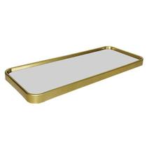 Bandeja Espelhada Retangular Banheiro Lavabo Decorativa Multiuso