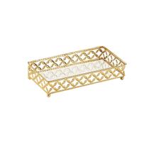 Bandeja Espelhada Retangular Em Metal Mart Bandeja Espelhada Retangular Em Metal Mart