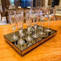 Bandeja Espelho Bronze Decorativa Retangular Flutuante Sem Borda 30x50 Cm Bandeja Espelho Bronze Decorativa Retangular Flutuante Sem Borda 30x50 Cm