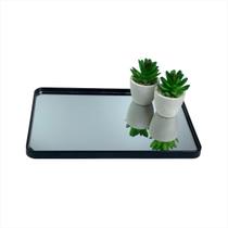 Bandeja Espelho Multiuso Porta Objetos Sala Banheiro Luxo Bandeja Espelho Multiuso Porta Objetos Sala Banheiro Luxo