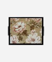 Bandeja Estampada 30X37 - Peônia