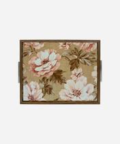 Bandeja Estampada 30X37 - Peônia