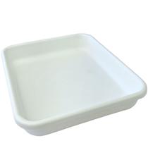 Bandeja fechada branca 4,5l 28x6x33cm ms08 bandeja açougue Bandeja fechada branca 4,5l 28x6x33cm ms08 bandeja açougue