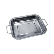 Bandeja Ferro Polido Retangular 25Cm