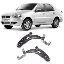 Bandeja Fiat Siena Dianteira C/ Barra (2001 Até 2012) Impacto - O Par