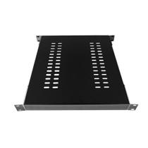 Bandeja Fixa 19" 1U x 700mm Preta Contato