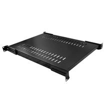 Bandeja Fixa Ventilada 1U x 600 mm 4 PT- Preto
