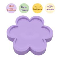 Bandeja Floratta - Lilás Candy - para Doces e Decoração de Mesas - Valor Unitário