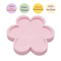 Bandeja Floratta - Rosa Candy - para Doces e Decoração de Mesas - Valor Unitário Bandeja Floratta - Rosa Candy - para Doces e Decoração de Mesas - Valor Unitário