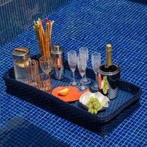 Bandeja Flutuante 80cm Vime Azul Bandeja Flutuante 80cm Vime Azul